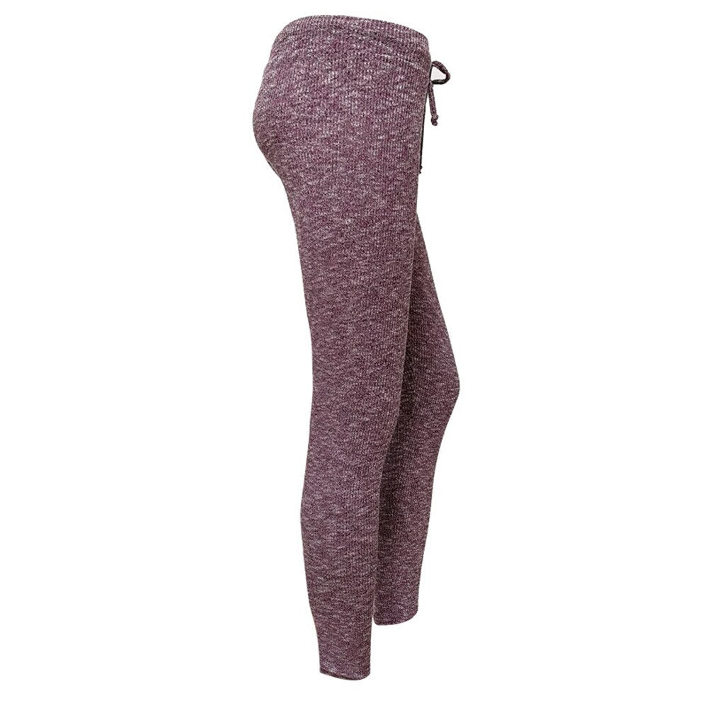 Gym Yoga Leggings Drawstring High Elastic Slim Pants Fitness Sportswear Seamless Running Workout Training Energy Tracksuit | Vimost Shop.