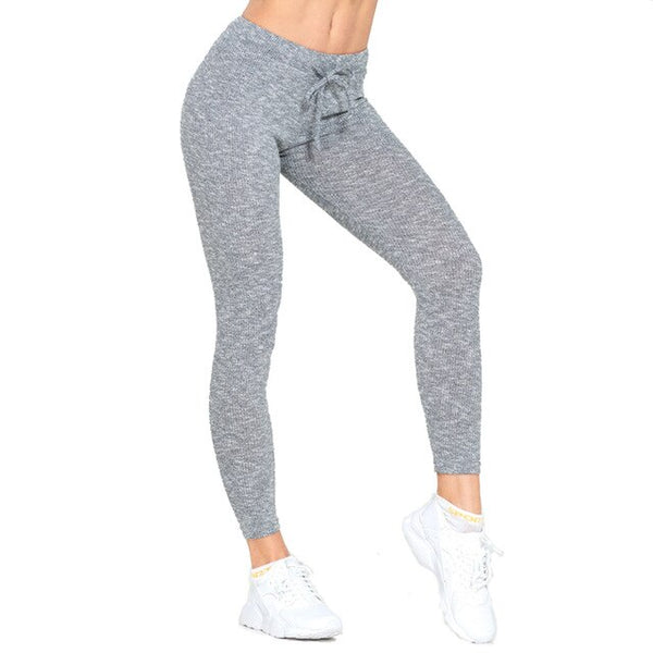 Gym Yoga Leggings Drawstring High Elastic Slim Pants Fitness Sportswear Seamless Running Workout Training Energy Tracksuit | Vimost Shop.