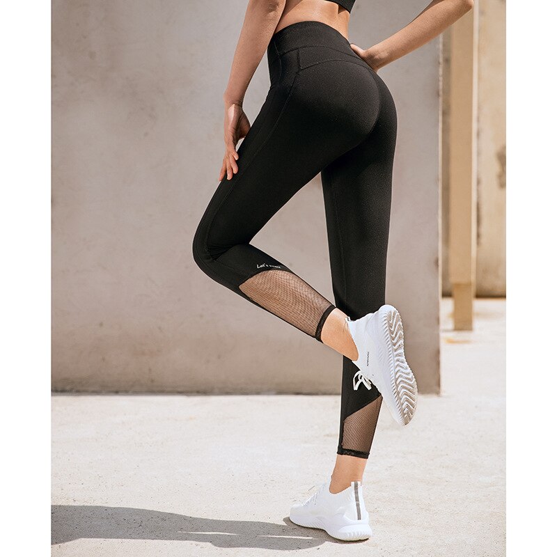 Seamless Yoga Gym Leggings Sports High Elastics Hip Lifting Sheer Mesh Pants Workout Push Up Gym Running Casual Female Outfits | Vimost Shop.