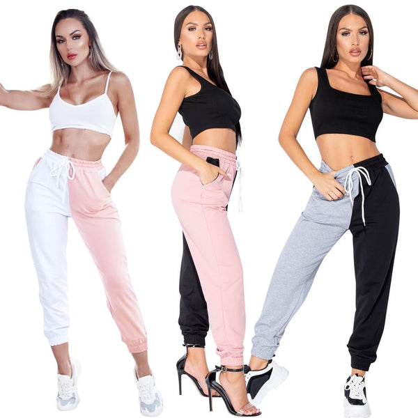 Autumn Patchwork Sports Wear For Women Gym Pencil Leggings Pants Fashion Running Fitness Energy Jogging Trousers Tracksuit | Vimost Shop.