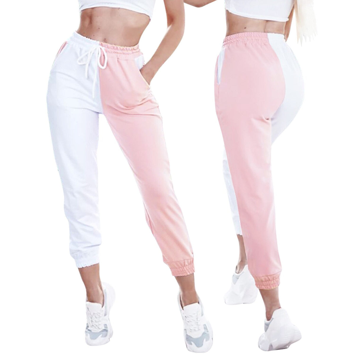 Autumn Patchwork Sports Wear For Women Gym Pencil Leggings Pants Fashion Running Fitness Energy Jogging Trousers Tracksuit | Vimost Shop.