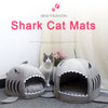 Willstar Pet Cat Bed House Gray Shark Shape Kennel Dog Warm Sleeping Mat Comfortable Beds for Small Large Pets | Vimost Shop.