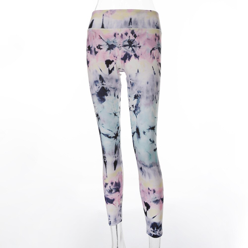 Tie Dye Leggings Seamless Yoga Leggings Gym Fashion Fitness Running Sports Workout Push Up Running Training Hips Lifting Pants | Vimost Shop.