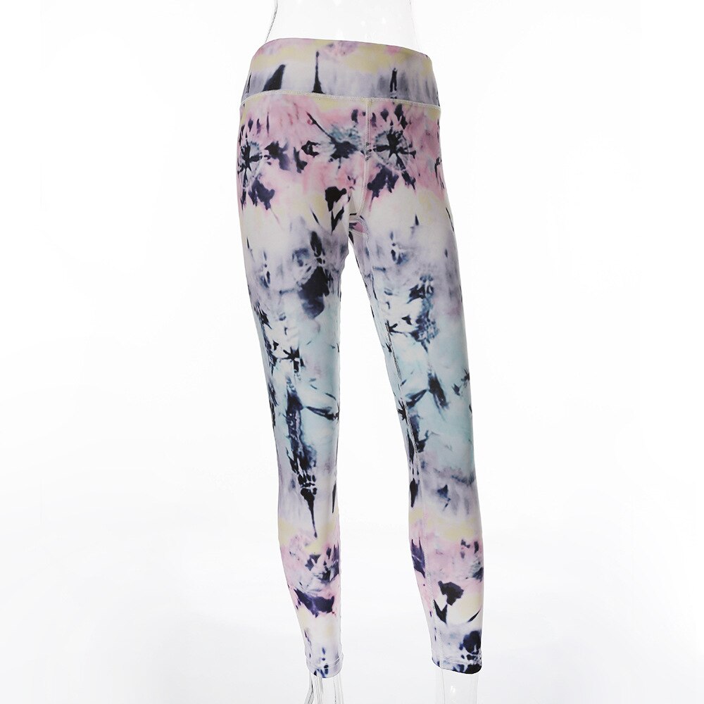 Tie Dye Leggings Seamless Yoga Leggings Gym Fashion Fitness Running Sports Workout Push Up Running Training Hips Lifting Pants | Vimost Shop.