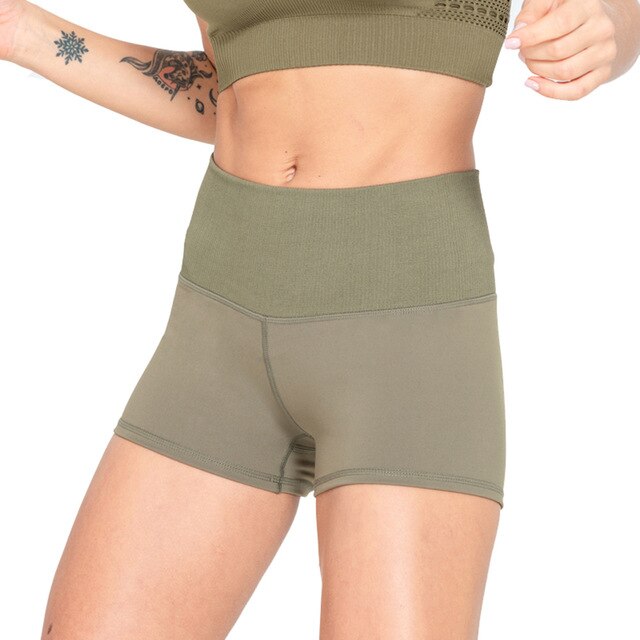 Seamless Yoga Shorts Solid Sports High Elastics Hip Lifting Short Pants Workout Push Up Gym Running Shorts Casual Female Outfits | Vimost Shop.