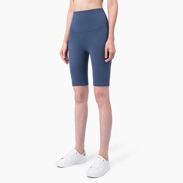 Seamless Yoga Shorts Casual Fashion Biker Jogging Short Leggings For Women Solid Hips Lifting High Waist Stretchy Short Pants | Vimost Shop.