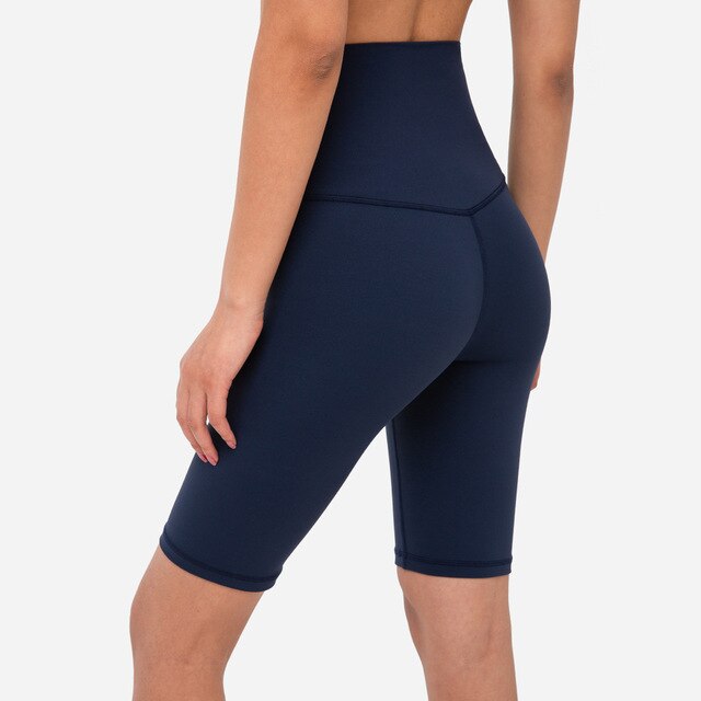 Seamless Yoga Shorts Casual Fashion Biker Jogging Short Leggings For Women Solid Hips Lifting High Waist Stretchy Short Pants | Vimost Shop.