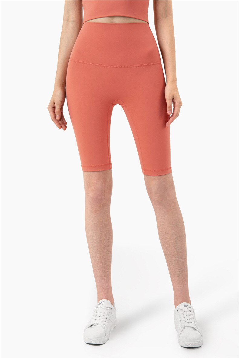 Seamless Yoga Shorts Casual Fashion Biker Jogging Short Leggings For Women Solid Hips Lifting High Waist Stretchy Short Pants | Vimost Shop.