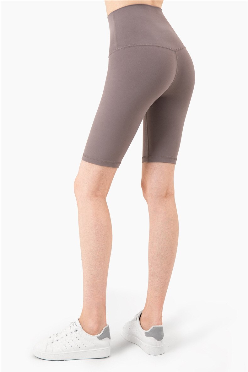 Seamless Yoga Shorts Casual Fashion Biker Jogging Short Leggings For Women Solid Hips Lifting High Waist Stretchy Short Pants | Vimost Shop.