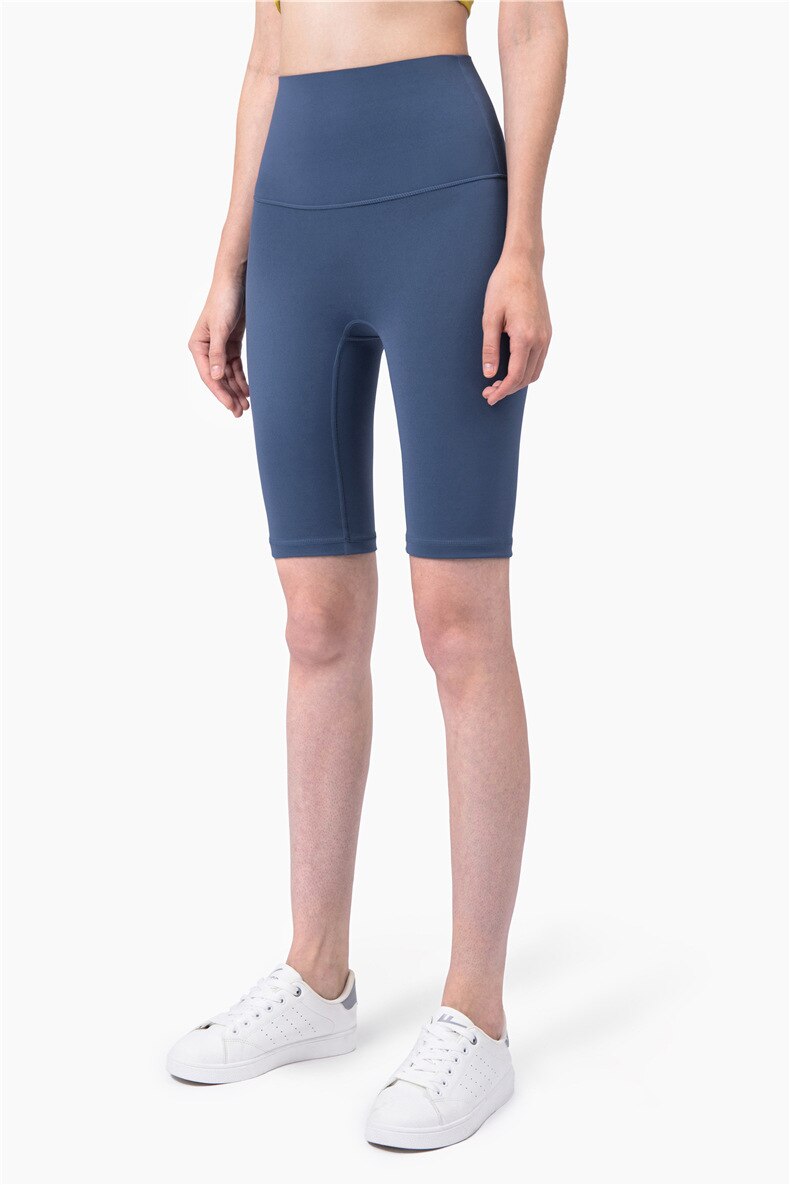 Seamless Yoga Shorts Casual Fashion Biker Jogging Short Leggings For Women Solid Hips Lifting High Waist Stretchy Short Pants | Vimost Shop.