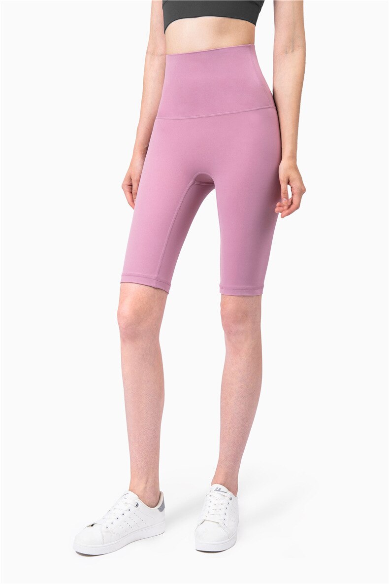 Seamless Yoga Shorts Casual Fashion Biker Jogging Short Leggings For Women Solid Hips Lifting High Waist Stretchy Short Pants | Vimost Shop.
