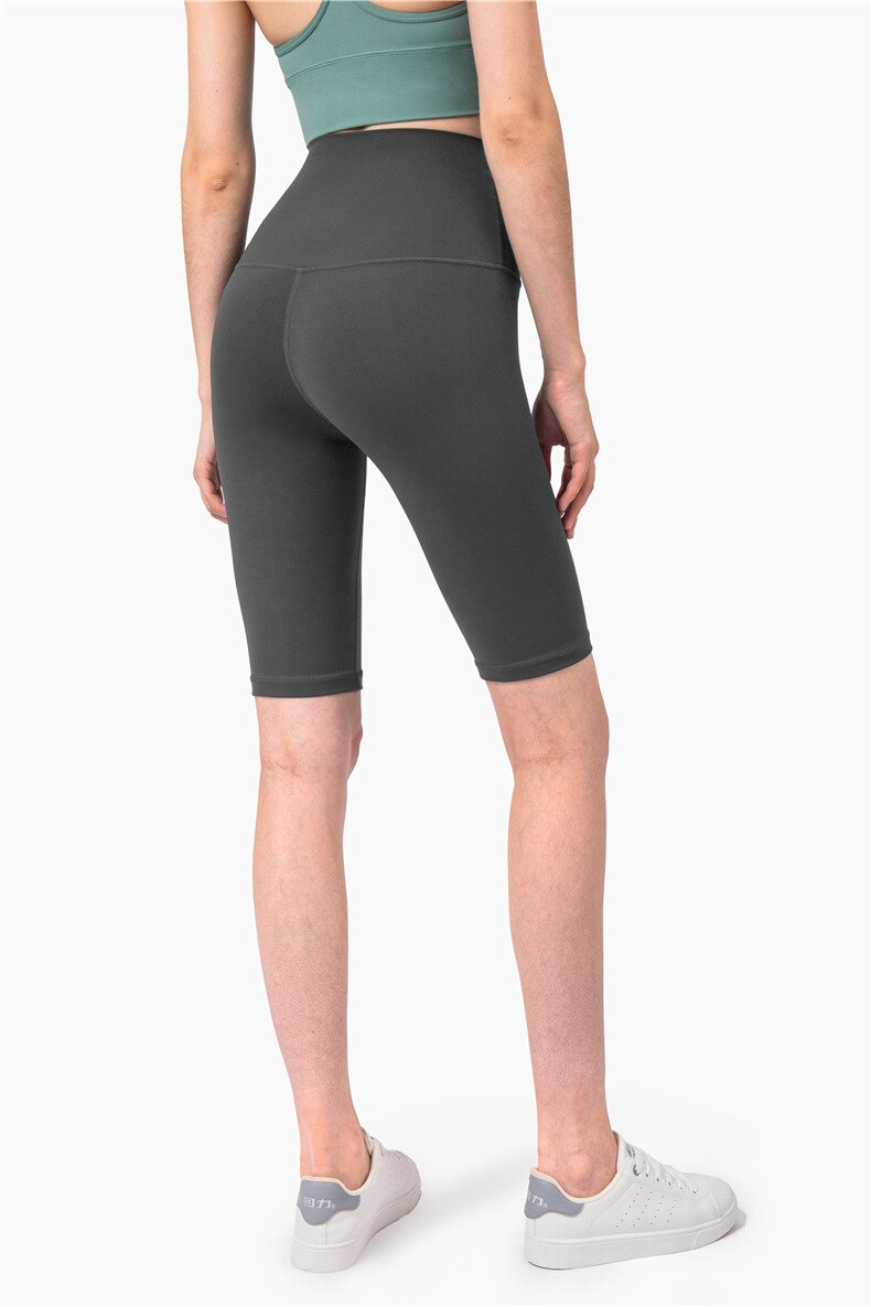 Seamless Yoga Shorts Casual Fashion Biker Jogging Short Leggings For Women Solid Hips Lifting High Waist Stretchy Short Pants | Vimost Shop.