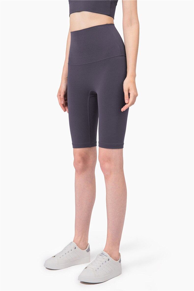 Seamless Yoga Shorts Casual Fashion Biker Jogging Short Leggings For Women Solid Hips Lifting High Waist Stretchy Short Pants | Vimost Shop.