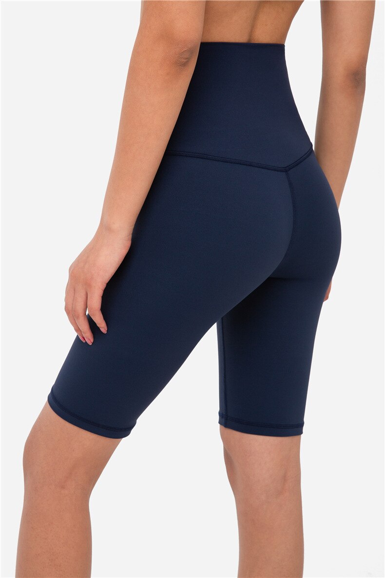 Seamless Yoga Shorts Casual Fashion Biker Jogging Short Leggings For Women Solid Hips Lifting High Waist Stretchy Short Pants | Vimost Shop.