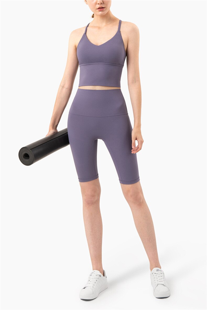 Gym Yoga Short Leggings Seamless Biker Shorts Fitness Solid Training Workout Dance Push Up Short Pants Casual Jogging Shorts | Vimost Shop.