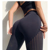 Seamless Gym Yoga Leggings Fashion Hollow Out Hips Lifting Workout Pants Push Up Running Fitness Sports Pants Women Clothing | Vimost Shop.