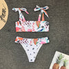 Floral Print Swimsuit Women Bikini High Cut Swimming Push Up Sexy Biquinis Beach Style Maillot De Bain Femme Two Piece Set | Vimost Shop.