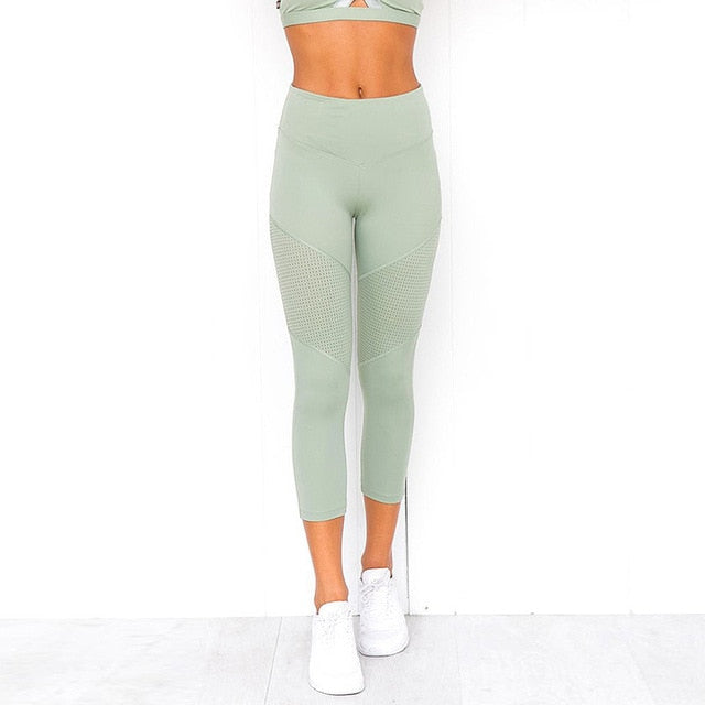 Women Solid Yoga Set Gym Sports Fitness Tracksuit Tank Crop Top Leggings Two Piece Set Running Training Workout Push Up Sporty | Vimost Shop.
