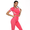 Spring New Yoga Suit Ladies Seamless an Aerobics Slim Hip Leggings | Vimost Shop.