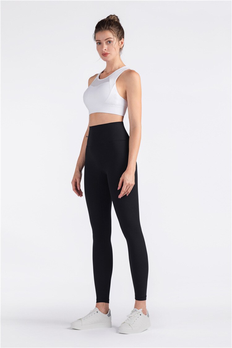 Yoga Leggings Peach Exaggerates Hips High-waisted Tights  Moisture Wicking Quick-Drying Running Gymnastic Pants Jogging | Vimost Shop.