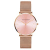 36mm Japan Quartz Movement Ladies Wristwatches Stainless Steel Mesh Top Luxury Brand Rose Gold Waterproof Women Watches