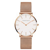 36mm Japan Quartz Movement Ladies Wristwatches Stainless Steel Mesh Top Luxury Brand Rose Gold Waterproof Women Watches