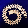 Solid 32mm Big Cuban Chain Men's Hip Hop Necklace Link Finish Zirconia Gold Color Fashion Rock Jewelry | Vimost Shop.