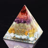 Orgonite Energy Pyramid Natural Chakra Crystal Stone Emf Protection For Chakra Healing Energy Generator Resin Decorative | Vimost Shop.
