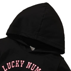 Number Print Sport Hooded Baby Clothes Outfits 2Piece Autumn Cotton Long Sleeve Kids Black Tracksuit Set for Boy Girl D30 | Vimost Shop.