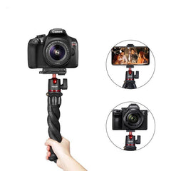 MT-11Flexible Octopus Tripod Smartphone DSLR SLR Vlog Tripod Travel Portable 2 in 1 Tripod Extend 1/4 Screw for Magic Arm | Vimost Shop.