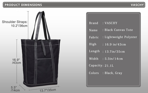 Retro Canvas Leather Totes for Women Luxury Handbags Women Bags Designer Water Resistant Tote Bag Fits 15.6 inch Laptop | Vimost Shop.