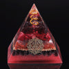 Natural Crystal Orgonite Pyramid Resin Garnet Spring Copper Augen Energy Pyramid Chakra Healing Meditation Fengshui Ornaments | Vimost Shop.