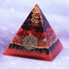 Natural Crystal Orgonite Pyramid Resin Garnet Spring Copper Augen Energy Pyramid Chakra Healing Meditation Fengshui Ornaments | Vimost Shop.