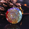 Orgone Energy Rainbow Pendant Necklace Emf Protection Spiritual Crystal Healing 7 Chakra Stone Radiation Reiki Jewelry | Vimost Shop.