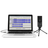 USB Condenser game Microphone For Laptop Windows Studio Recording  Built-in sound card