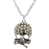 Women's Skull Cross Bone Jewelry Set - Adjustable Necklace (60+10)cm + Dangle Earrings - Women Girls Biker Crystal Jewelry | Vimost Shop.