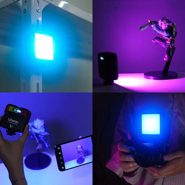 Mini RGB LED Video Light 2700K-9000K On Camera Fill Light Photography Lighting Pocket Live Tiktok Vlog Light lamp | Vimost Shop.