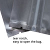 Recyclable Matte Clear Front Ziplock Storage Bags Metallic Mylar Eco Plastic Stand Up Pouches Food Package Bags For New Year | Vimost Shop.