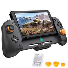 For Nintendo Switch Handheld Controller Grip Console Gamepad Double Motor Vibration Built-in 6-Axis Gyro Sweat-Proof Design