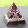 Healing Crystal Copper Wire Orgone Pyramid Stone Amethystine Energy Generator For Meditation Reiki Balancing | Vimost Shop.