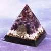 Healing Crystal Copper Wire Orgone Pyramid Stone Amethystine Energy Generator For Meditation Reiki Balancing | Vimost Shop.