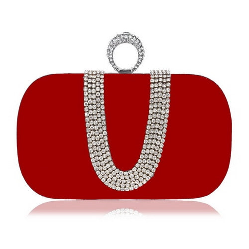 Velvet luxury women evening bags rhinestones flower small day clutch party diamonds lady dress shoulder chain handbags for purse