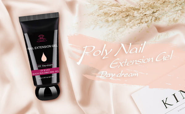 Poly Nail Extension Gel, 50ML Nude Nature Day-dream Builder Gel Poly Extension Gel Trendy | Vimost Shop.