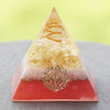 Natural Citrine Orgone Pyramid Energy Generator Reiki Crystal Healing Chakra Stone Balancing Emf Protection Spiritual Meditation | Vimost Shop.