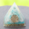 Reiki Crystals Orgone Pyramid Turquoises Energy Generator For Emf Protection For Yoga Mediation And Chakra Healing | Vimost Shop.