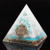 Reiki Crystals Orgone Pyramid Turquoises Energy Generator For Emf Protection For Yoga Mediation And Chakra Healing | Vimost Shop.