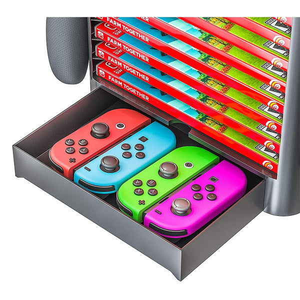 Nintend Switch Game Accessories Storage Tower Stackable Game Disk Rack Controller Organizer for Nintendo Switch Nintendoswitch