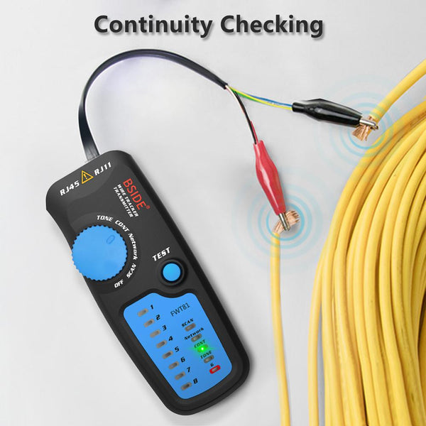 Network cable tracker detecteur FWT81 RJ11/45 Lan Ethernet Phone wire tester Finder Telecom Tool electrified work 48V | Vimost Shop.