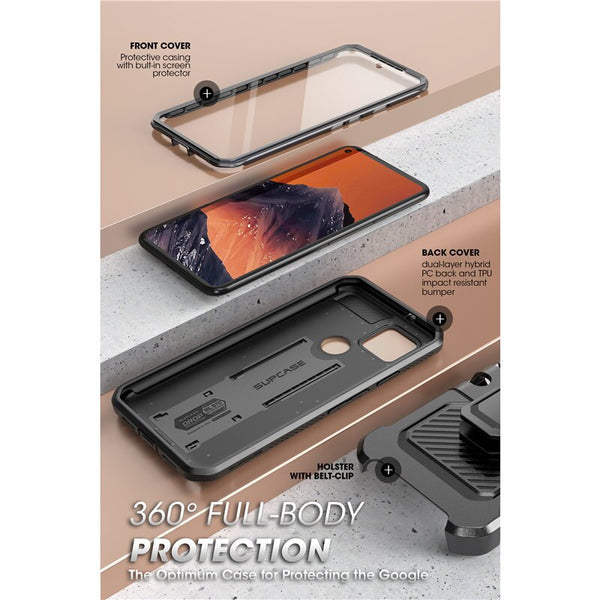 Google Pixel 5 Case (2020) UB Pro Full-Body Rugged Holster Case Protective Cover WITH Built-in Screen Protector | Vimost Shop.