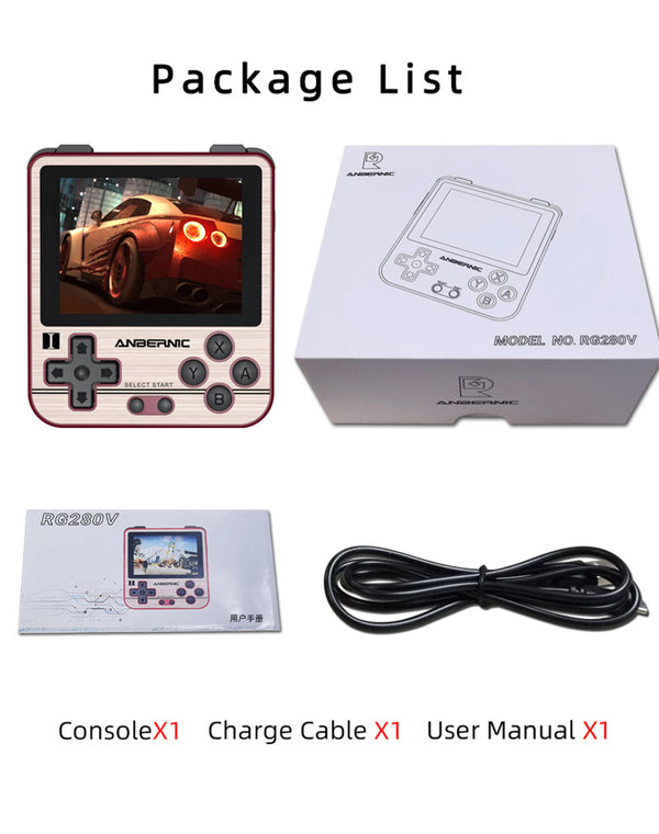 RG280V Retro Game Console Open Sourse System CNC Shell PS1 Game Player Portable Pocket RG280 Handheld Game Console | Vimost Shop.
